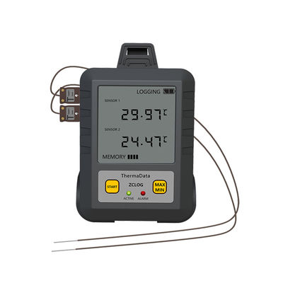 Registro de dados de termocouple tipo T para armazenamento de alimentos e medicamentos