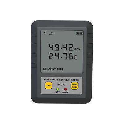 Registro de dados de alta precisão do ecrã LCD com suporte ODM para temperatura e umidade