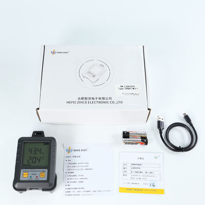 Registro de dados de alta precisão do ecrã LCD com suporte ODM para temperatura e umidade