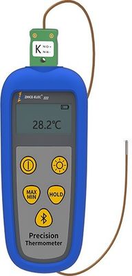Termômetro de termocouple industrial portátil -40 150C Alcance de medição 206g Proba excluída