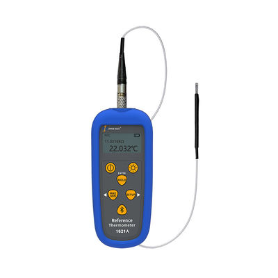 Termômetro de referência de contacto industrial de alta temperatura com ecrã LCD digital azul