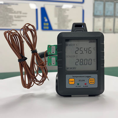 Display LCD de alta precisão, registador de dados de temperatura e umidade em tempo real para indústria