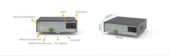 RS485 232 LAN USB 8/16/32 Modulo de medição de temperatura de resistência de platina de precisão de canal