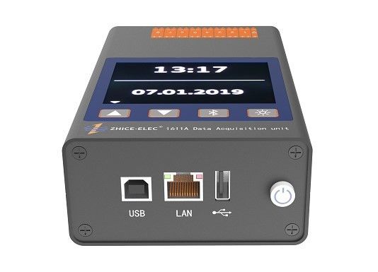 Unidade portátil portátil de aquisição de dados de 16 canais para digitalização de temperatura no local