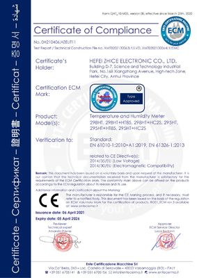 Papel de parede Wifi de medição da temperatura industrial para testes de umidade e umidade do solo