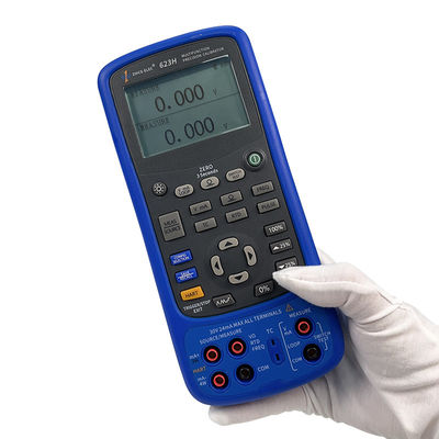 Calibrador de calibração de processo de 208*95*45mm com classe de alta precisão e saída de 4-20ma Volt Hz