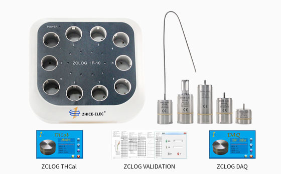 GMP Autoclave Data Logger Monitoramento de alta temperatura e pressão em aço inoxidável