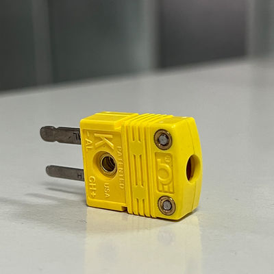 Proba de sensor de temperatura de tipo K com sete núcleos de termopares Kapton com conector personalizável