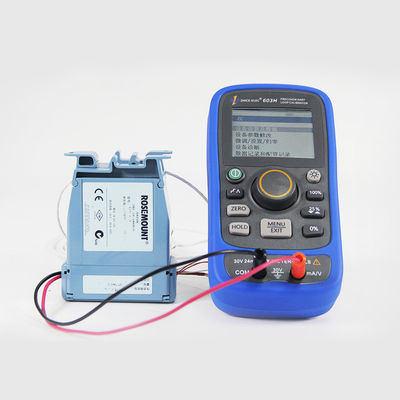 Calibrador de circuito de ensaio de calibração de processos de temperatura com Hart e potência de circuito de 24 V