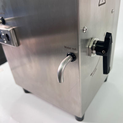 Amostragem de vapor puro industrial com suporte personalizado e faixa de valores de pH de 5-7