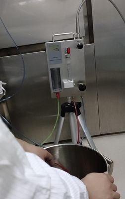 Dispositivo de ensaio de gases não condensáveis para o kit de ensaio manual avançado de vapor puro e limpo