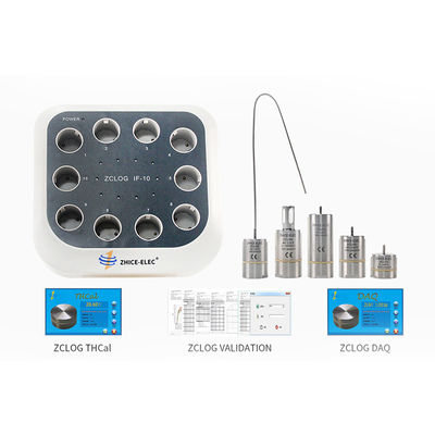 10 canais WiFi Autoclave Registro de dados sem fio de temperatura e umidade com sistema de monitoramento