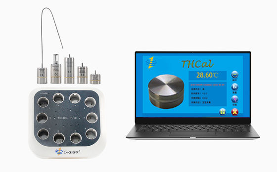 10 canais WiFi Autoclave Registro de dados sem fio de temperatura e umidade com sistema de monitoramento