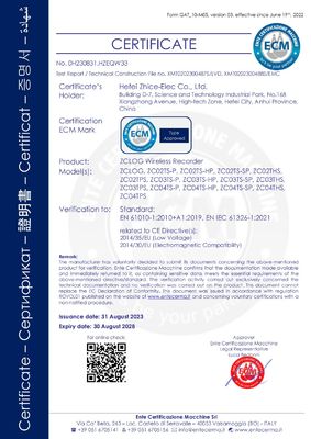 Registro de dados sem fio de temperatura e pressão de alta precisão Zhice-elec ZC02TPS com adaptador