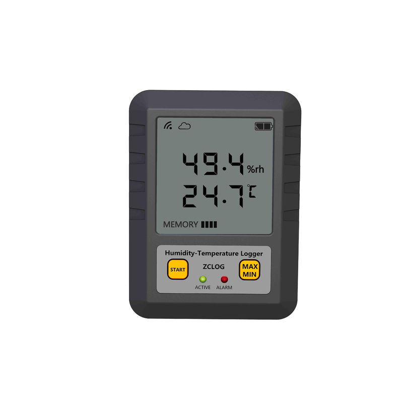 Intervalo de amostragem 0,1 min-24h Indústria farmacêutica WIFI LCD Display Data Logger de temperatura e umidade