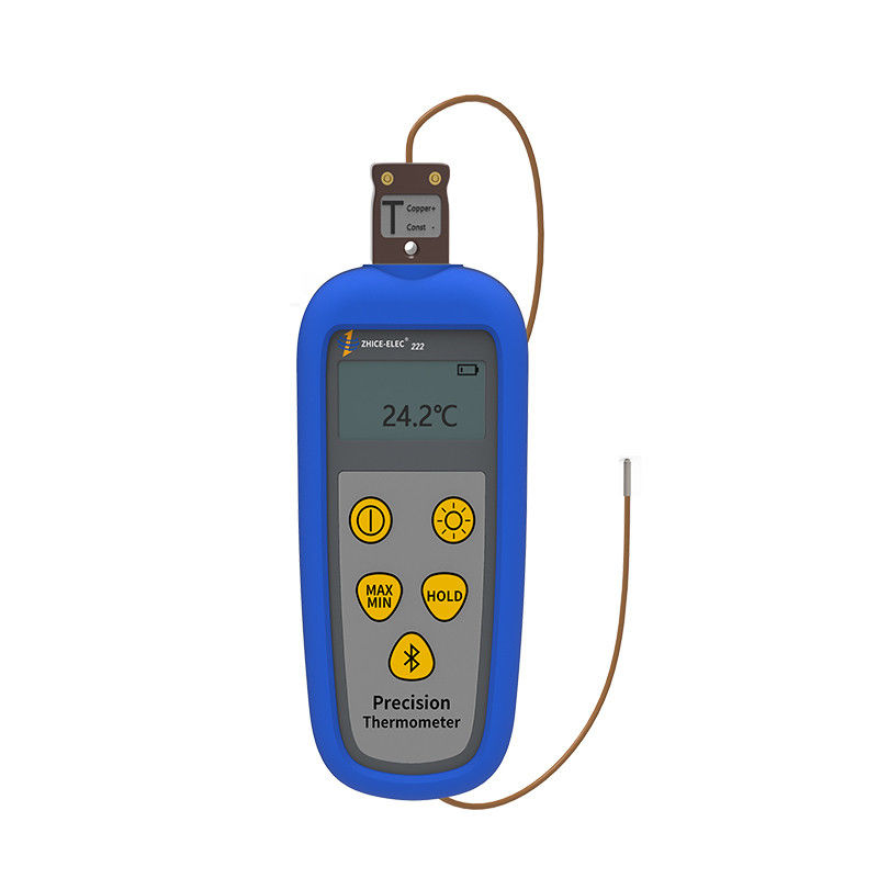 Compatível LCD Digital Bluetooth Termômetro portátil de termocouple tipo T com sensor
